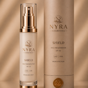 NYRA Cosmetics — shield-campaign